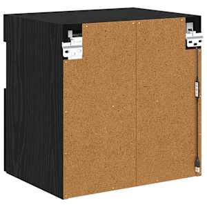 Skříňky na TV zeď s LED 2 pcs Černý dub 40 x 30 x 40 cm - obrázek 11