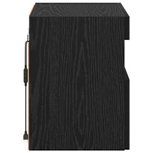 Skříňky na TV zeď s LED 2 pcs Černý dub 40 x 30 x 40 cm - obrázek 10