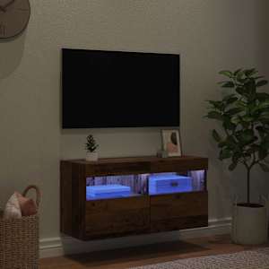 TV wall cabinet Staré dřevo 80 x 30 x 40 cm kompozitní dřevo - obrázek 5