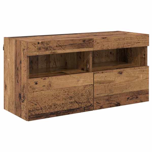 vidaXL TV Seina Kapp 80 x 30 x 40 cm Vana puit Tehispuit