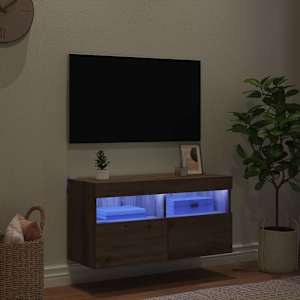 TV wall cabinet Artisanový dub 80 x 30 x 40 cm kompozitní dřevo - obrázek 5