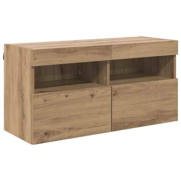 vidaXL TV Seina Kapp 80 x 30 x 40 cm K&auml;sit&ouml;&ouml;puu Tehispuit