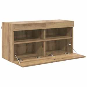 TV wall cabinet Artisanový dub 80 x 30 x 40 cm kompozitní dřevo - obrázek 7