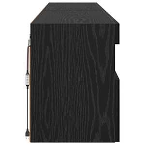 Skříňky na TV zeď s LED 2 pcs Černý dub 80 x 30 x 40 cm - obrázek 9
