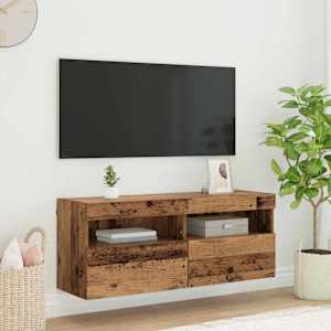 TV wall cabinet Staré dřevo 100 x 30 x 40 cm kompozitní dřevo - obrázek 1