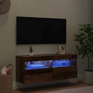 TV wall cabinet Staré dřevo 100 x 30 x 40 cm kompozitní dřevo - obrázek 5