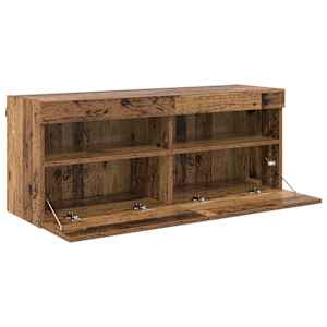 TV wall cabinet Staré dřevo 100 x 30 x 40 cm kompozitní dřevo - obrázek 6