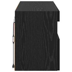 TV wall cabinet Černý dub 100 x 30 x 40 cm kompozitní dřevo - obrázek 8