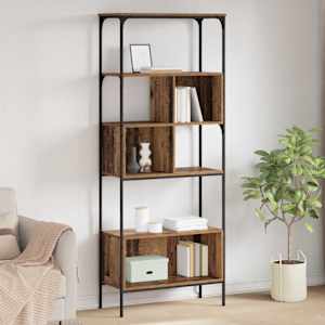 Knjižna omara Star les 76 x 33 x 188,5 cm Konstruiran les