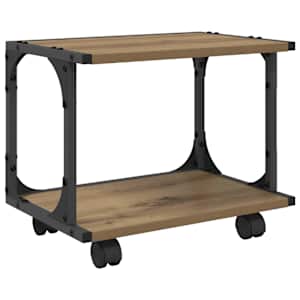 vidaXL Printeri alus Artisan tamm 41 x 28 x 33,5 cm Tehispuit