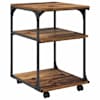 vidaXL Printeri alus Vana puit 43 x 48 x 64 cm Tehispuit
