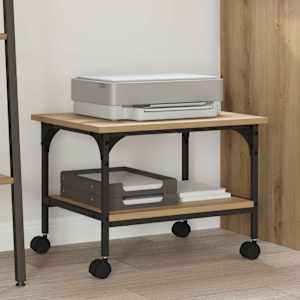 Stojalo za tiskalnik Umetni hrast 50 x 40 x 38 cm