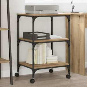 Stojalo za tiskalnik Umetni hrast 50 x 41 x 75 cm