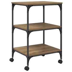vidaXL Printeri alus Artisan tamm 50 x 41 x 75 cm Tehispuit