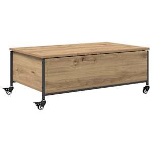 Konferenční stolek Artisanový dub 91 x 55 x 32 cm - obrázek 2