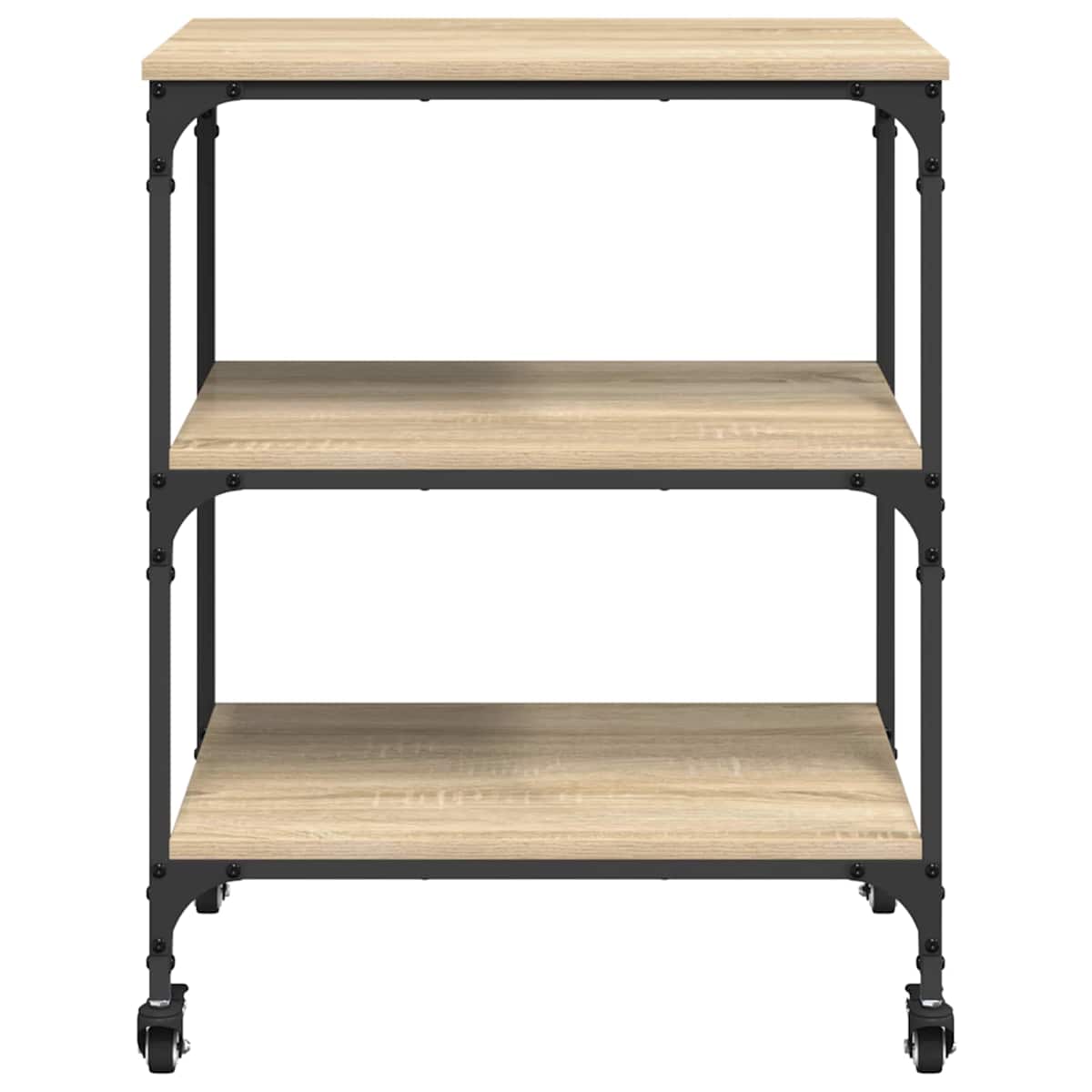 Køkkenvogn Sonoma eg 60 x 41 x 76 cm Konstrueret træ - Billede 6