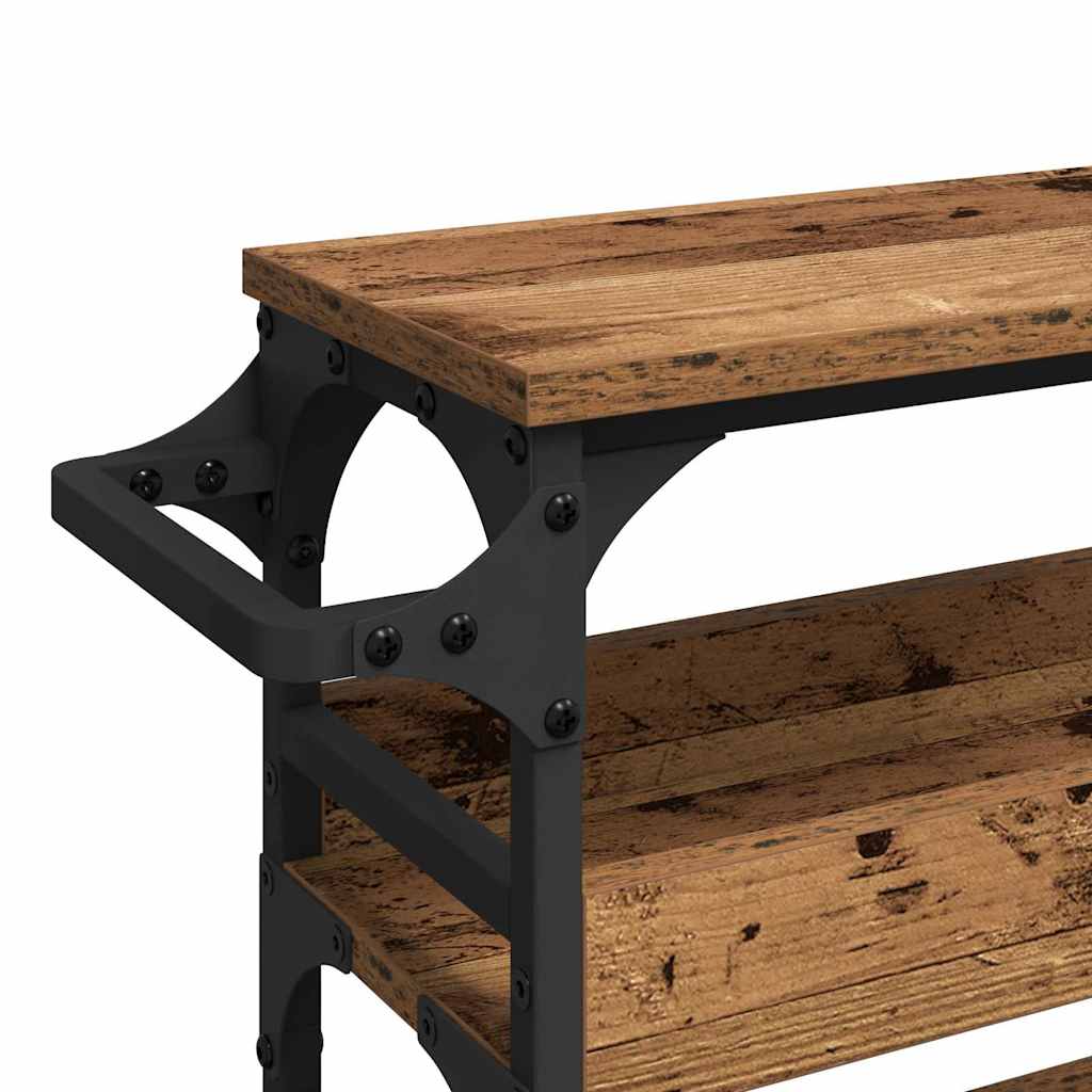 Καρότσι Κουζίνας Παλιό Ξύλο 53 x 20 x 76 εκ. Επεξεργασμένο ξύλο - Image 9