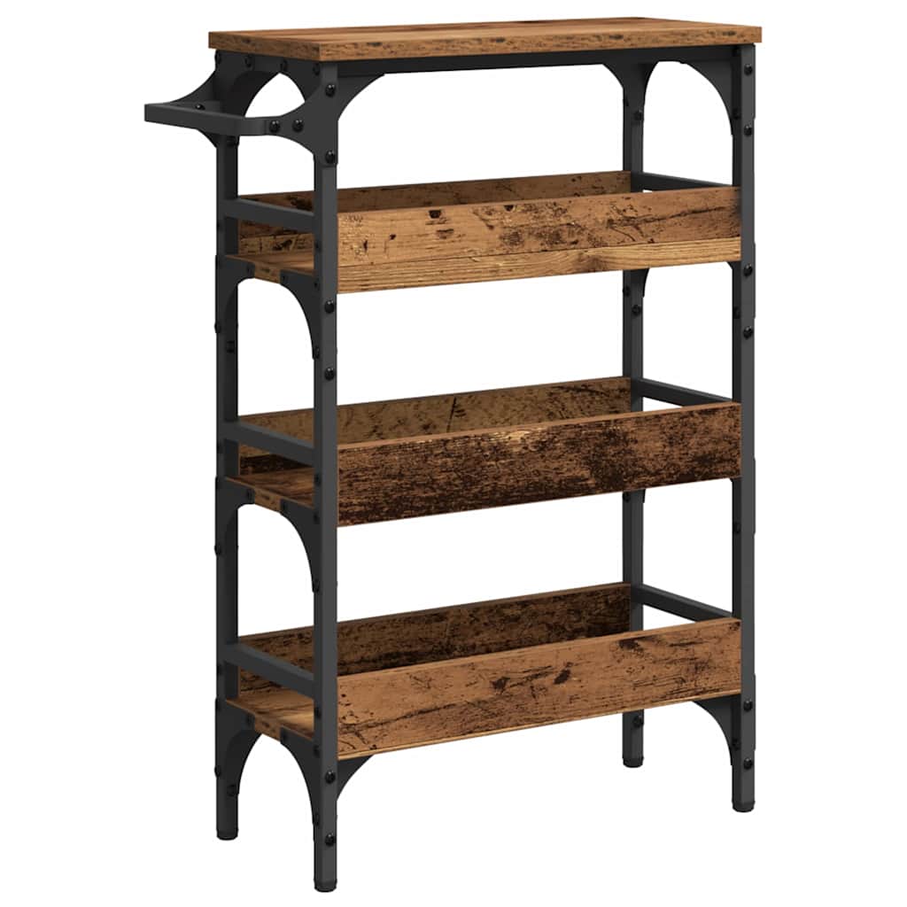 Καρότσι Κουζίνας Παλιό Ξύλο 53 x 20 x 76 εκ. Επεξεργασμένο ξύλο - Image 5