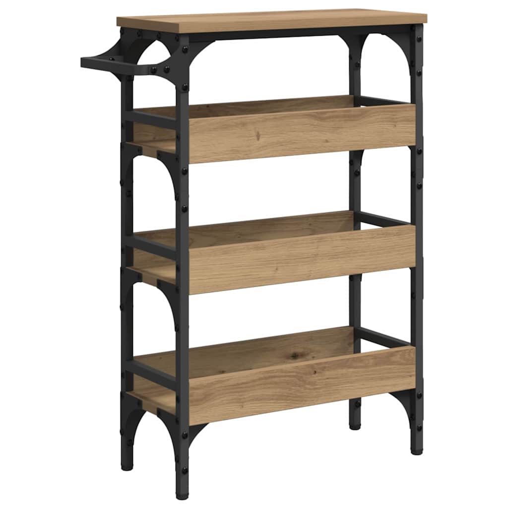 Καρότσι Κουζίνας Artisan Oak 53 x 20 x 76 εκ. - Image 5