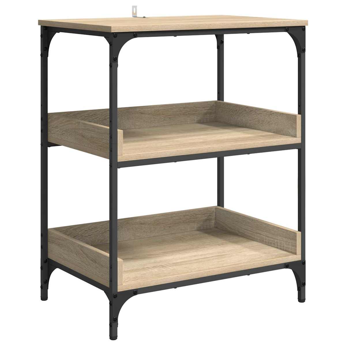 Køkkenvogn Sonoma eg 60 x 41 x 80,5 cm Konstrueret træ - Billede 5