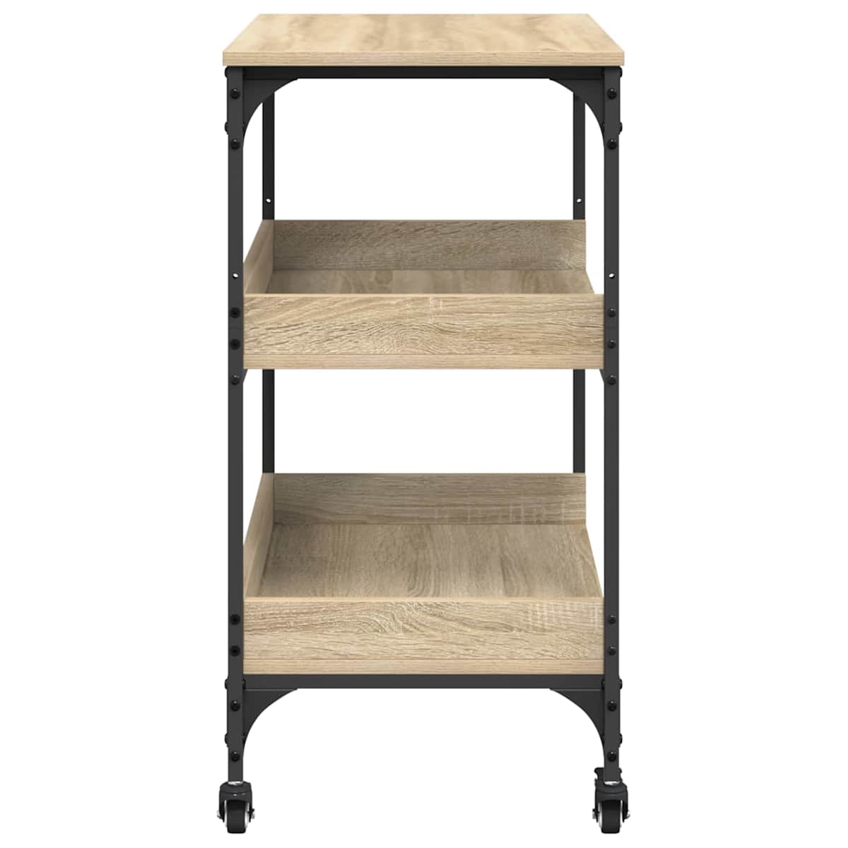 Køkkenvogn Sonoma eg 60 x 41 x 80,5 cm Konstrueret træ - Billede 7