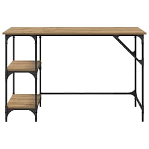 Stůl Artisanový dub 120 x 50 x 75 cm kompozitní dřevo - obrázek 5