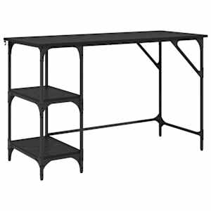 vidaXL Laud Must tamm 120 x 50 x 75 cm Tehispuit