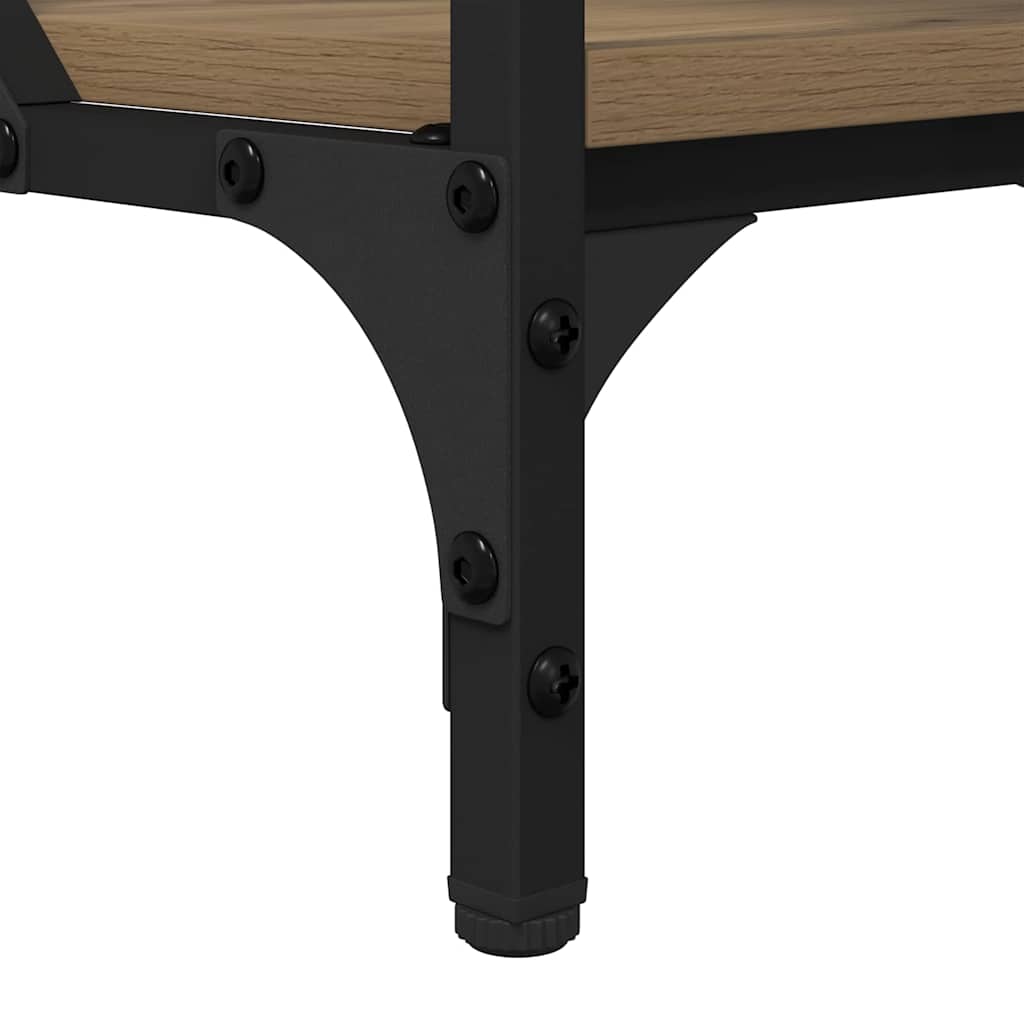 Τραπεζάκι σαλονιού Artisan Oak 100 x 50 x 50 cm - Image 9