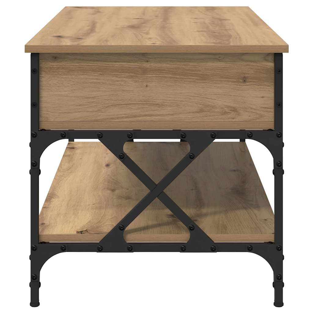 Τραπεζάκι σαλονιού Artisan Oak 100 x 50 x 50 cm - Image 7