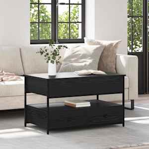 Klubska miza Črna Orehovina 85 x 50 x 50 cm Konstruiran les