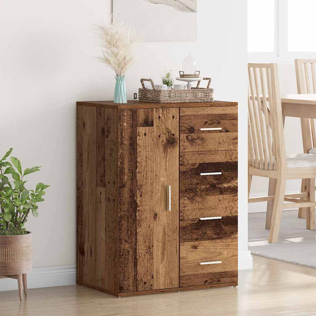 Bufete și comode - Bufet cu sertar Lemn Vechi 59 x 39 x 80 cm Lemn compozit