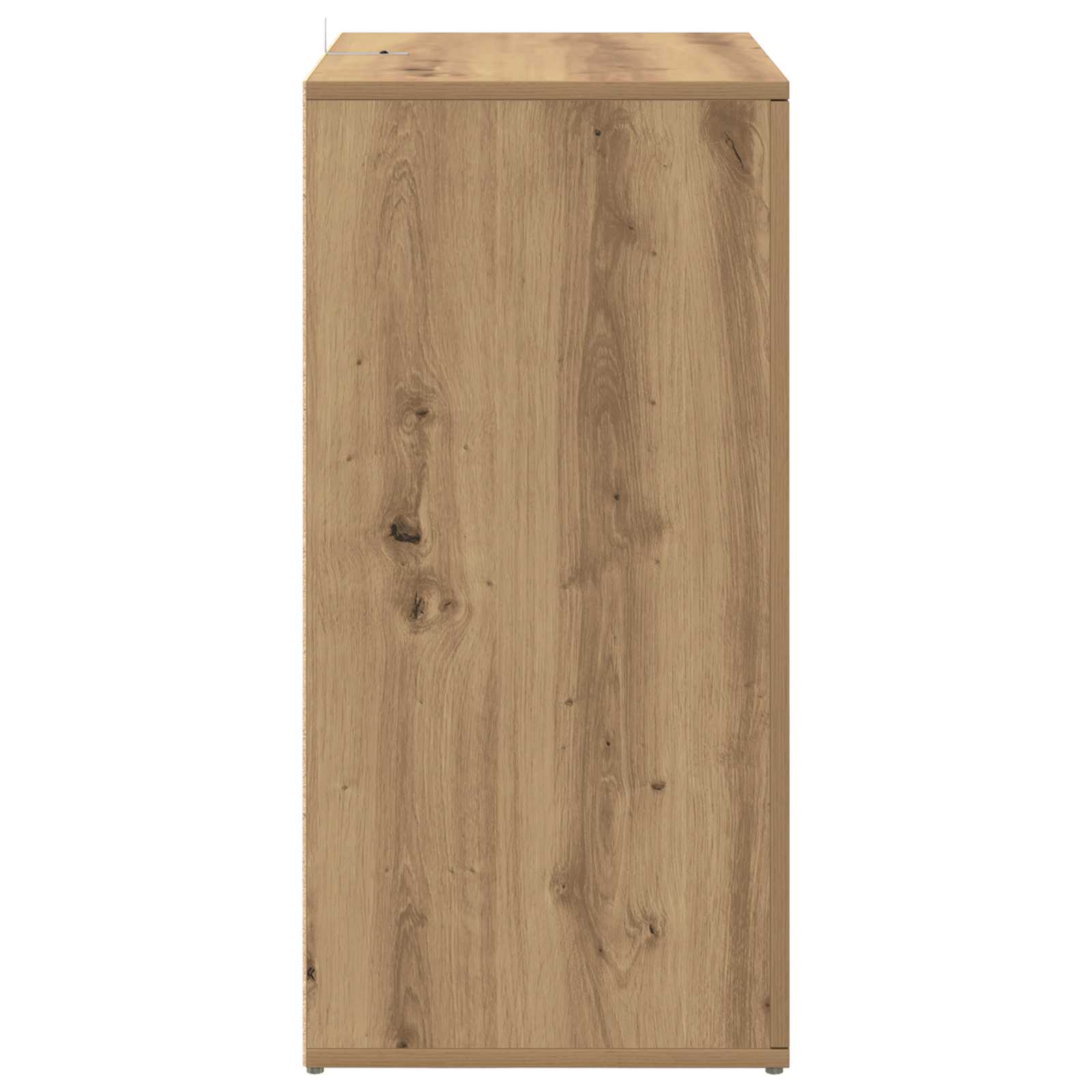 Strani šal Umetni hrast 59 x 39 x 80 cm Konstruiran les - slika 7