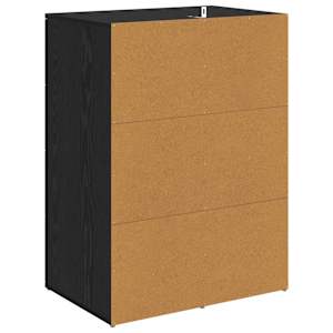 Servírovací skříň Černý dub 59 x 39 x 80 cm kompozitní dřevo - obrázek 8