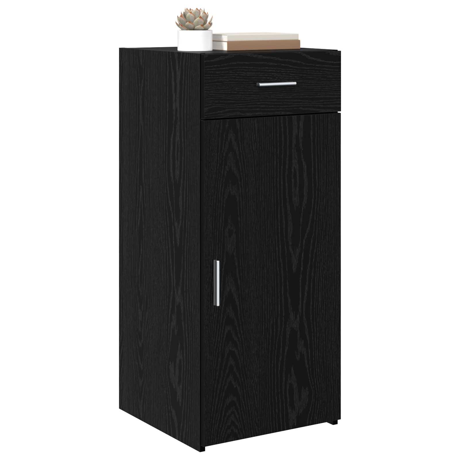Thumbnail - vidaXL Sideboard Schwarz Eichen-Optik 42,5 x 40 x 93 cm Holzwerkstoff