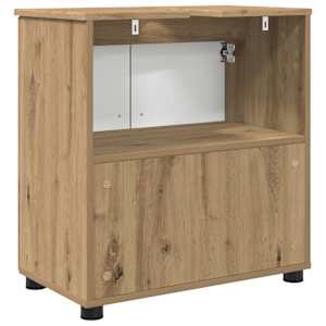 Koupelnová skříň s úložištěm Artisanový dub 61 x 35 x 64 cm - obrázek 8