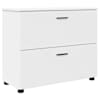 vidaXL Vannitoa kapp uksega Valge 76,5 x 35 x 64 cm Tehispuit & Metall