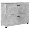 vidaXL Vannitoa kapp Betoonhall 76,5 x 35 x 64 cm Tehispuit, Metall