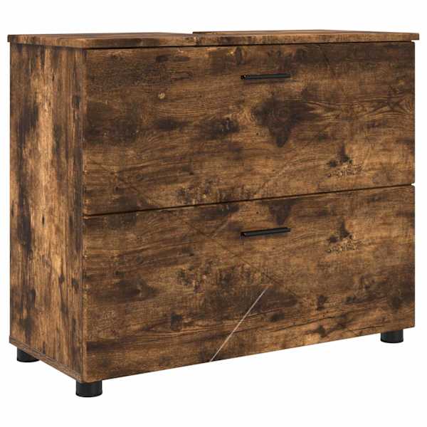 vidaXL Vannitoa kapp Suitsetatud tamm 76,5 x 35 x 64 cm