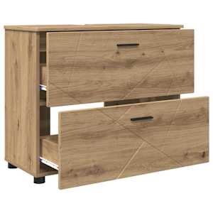 Koupelnová skříň se zásuvkou Artisanový dub 76,5 x 35 x 64 cm - obrázek 5