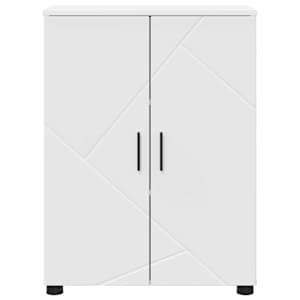 Koupelnová skříň Bílá 60 x 35 x 80 cm Kompozitní dřevo & kov - obrázek 6