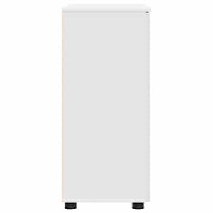 Koupelnová skříň Bílá 60 x 35 x 80 cm Kompozitní dřevo & kov - obrázek 7