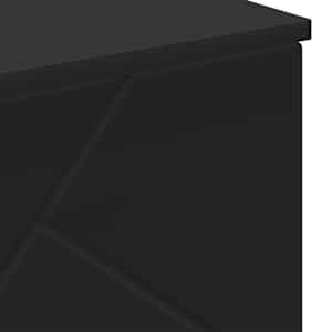 Koupelnová skříň Černá 60 x 35 x 80 cm Kompozitní dřevo & kov - obrázek 11