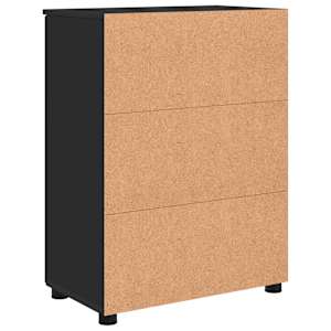 Koupelnová skříň Černá 60 x 35 x 80 cm Kompozitní dřevo & kov - obrázek 8
