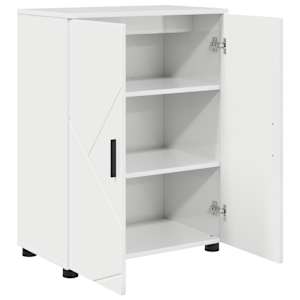 Koupelnová skříň s úložištěm Vysoce lesklá bílá 60 x 35 x 80 cm - obrázek 5