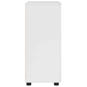 Koupelnová skříň s úložištěm Vysoce lesklá bílá 60 x 35 x 80 cm - obrázek 7