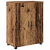 vidaXL Vannitoa kapp Vana puit 60 x 35 x 80 cm Tehispuit, Metall