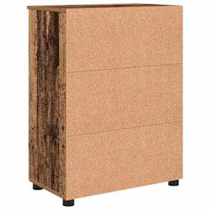 Koupelnová skříň s úložištěm Staré dřevo 60 x 35 x 80 cm - obrázek 8
