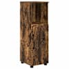 vidaXL Vannitoa kapp Suitsetatud tamm 30 x 35 x 95 cm