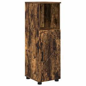 vidaXL Vannitoa kapp Suitsetatud tamm 30 x 35 x 95 cm