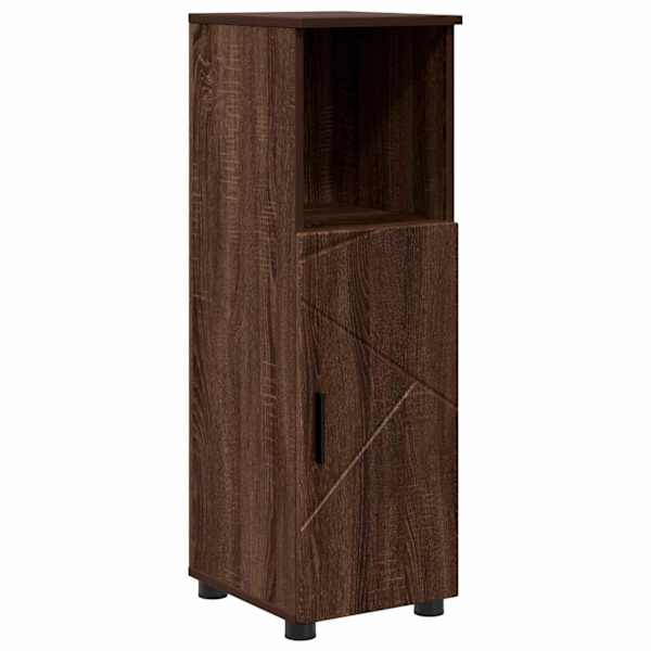 vidaXL Vannitoa kapp Pruun tamme 30 x 35 x 95 cm Tehispuit, Metall